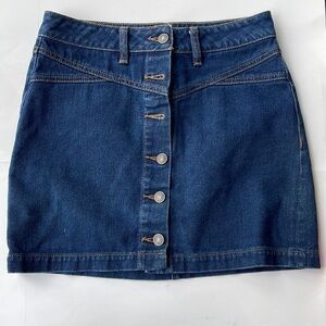 PacSun Women Jeans Mini Skirt Blue,Size 25